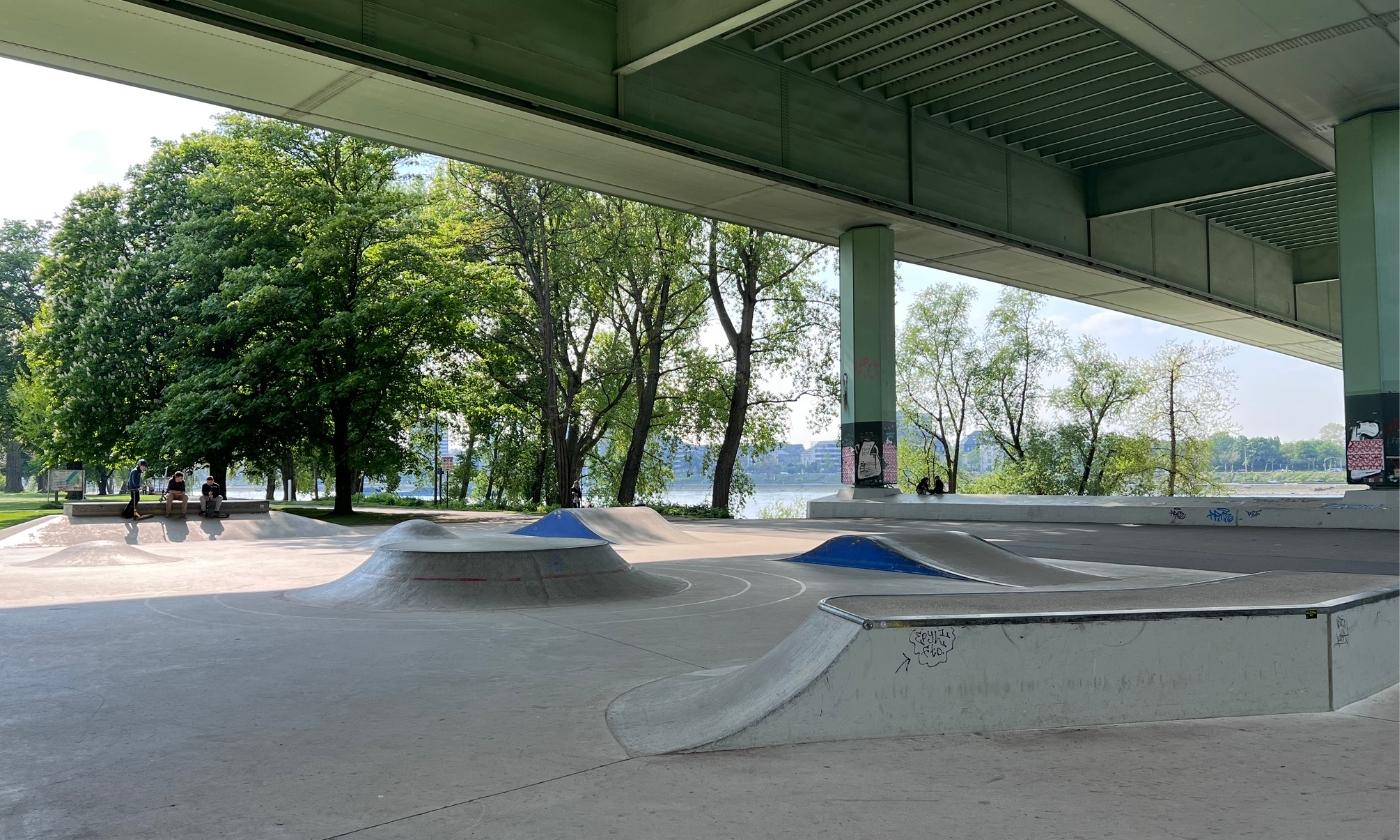 Skatepark unter der Zoobrücke